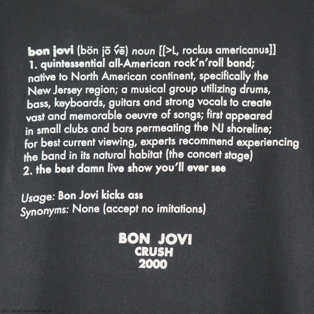 Vintage 2000 Bon Jovi Tour T-Shirt