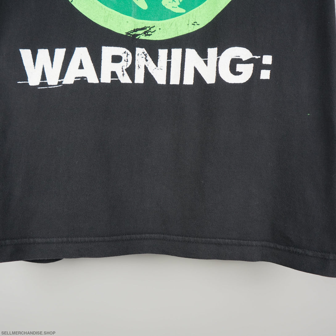 Vintage 2000 Green Day T-Shirt Warning