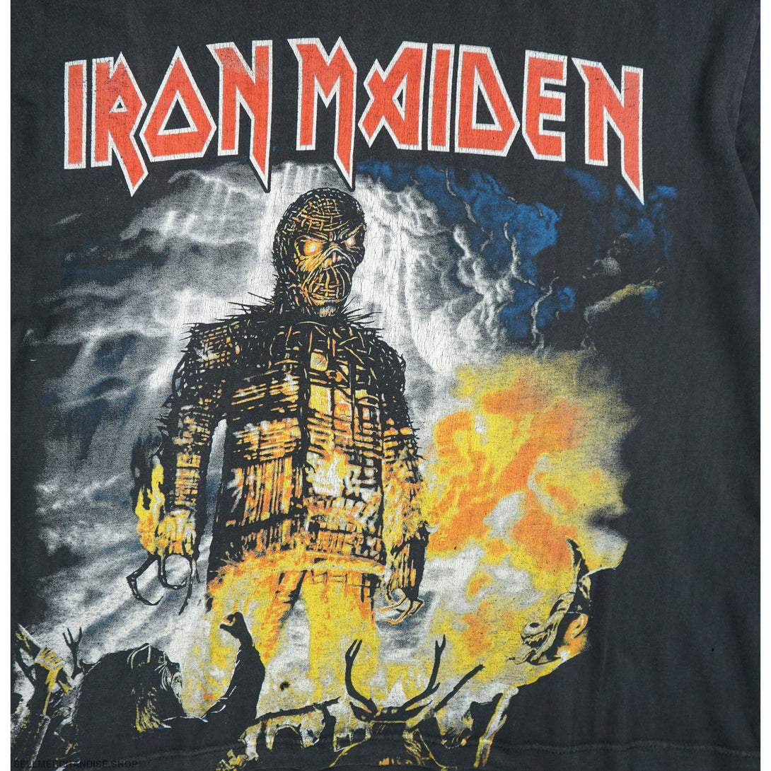 Vintage 2000 Iron Maiden The Wicker Man T-Shirt