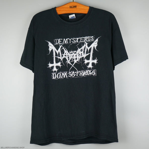 Vintage 2000 Mayhem T-shirt Black Metal