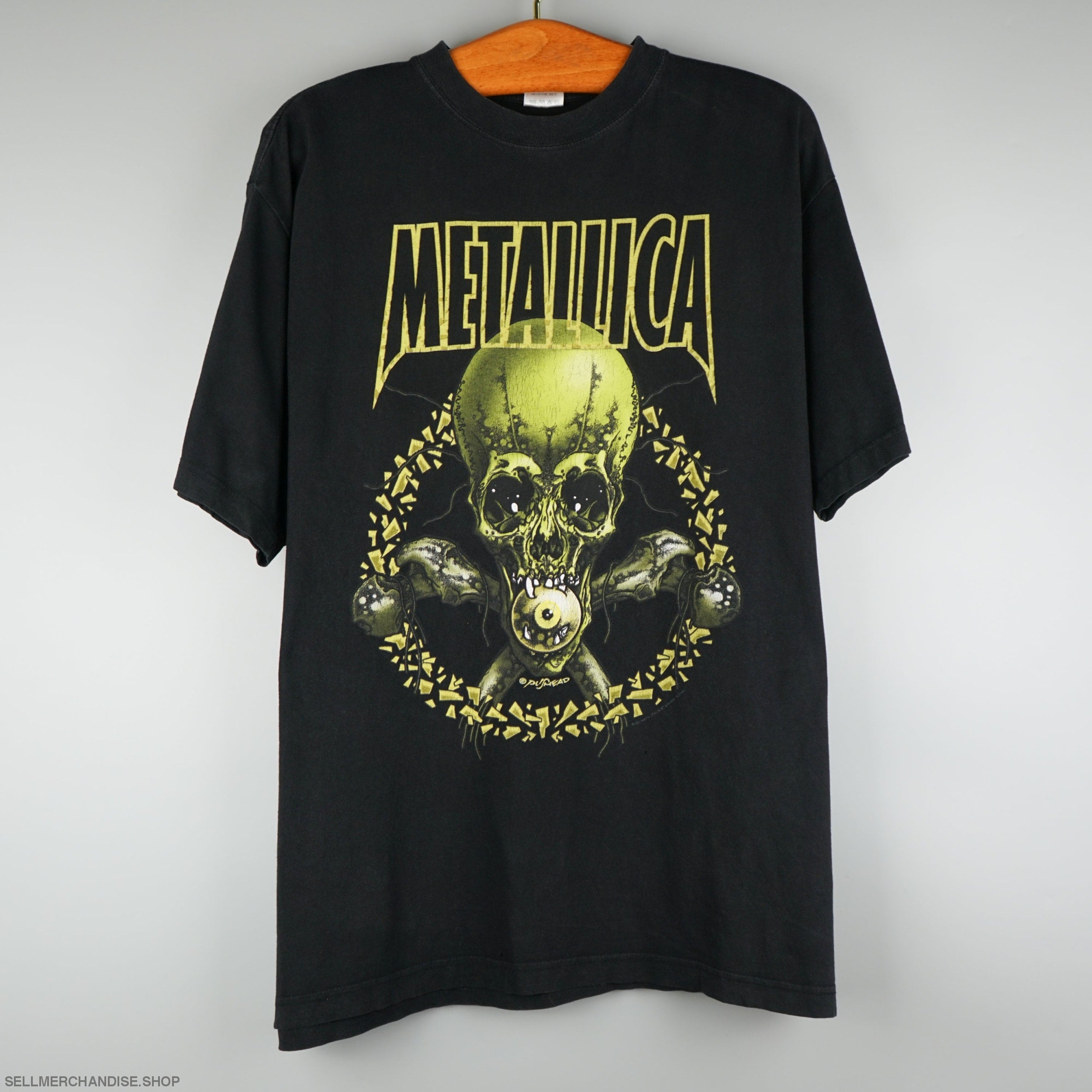 レビューを書けば送料当店負担 METALLICA Metallica PUSHEAD 90s T