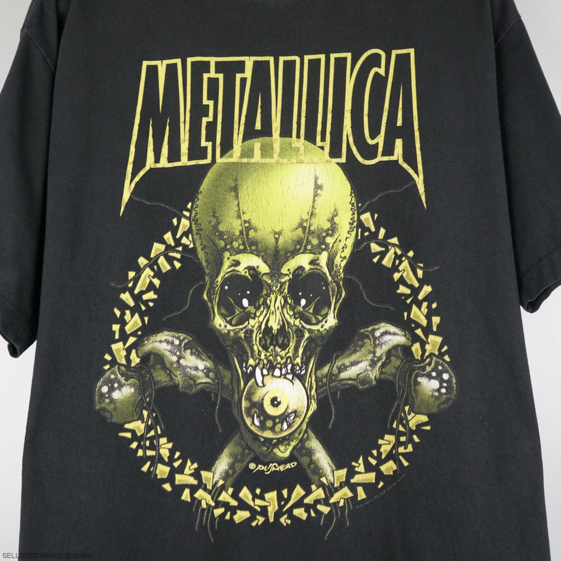 Vintage 2000 Metallica Pushead t-shirt No Leaf Clover