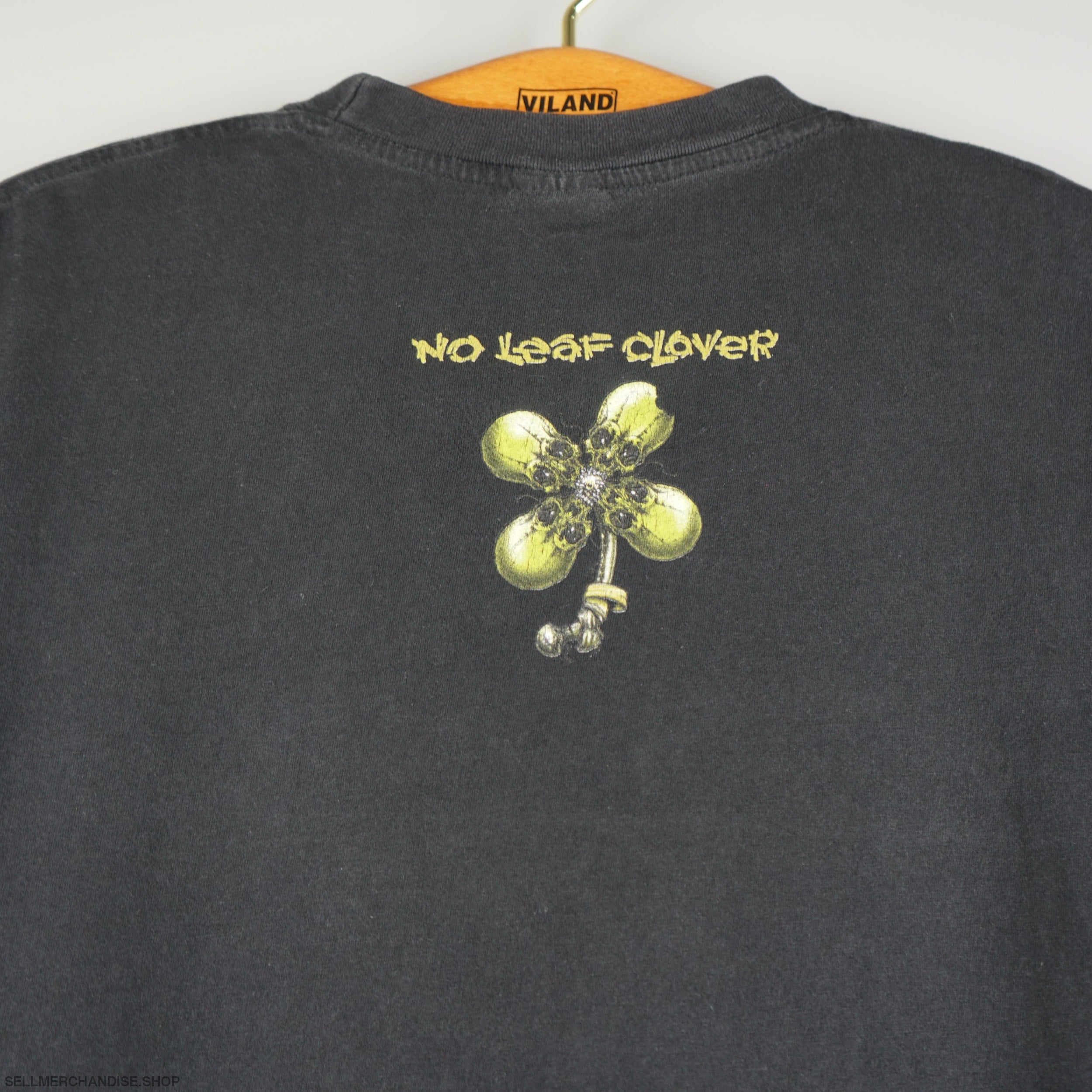 Vintage 2000 Metallica Pushead t-shirt No Leaf Clover