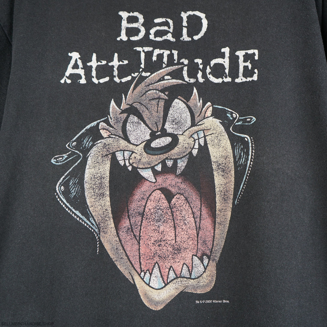 Vintage 2000 Taz Tasmanian Devil Bad Attitude t-shirt