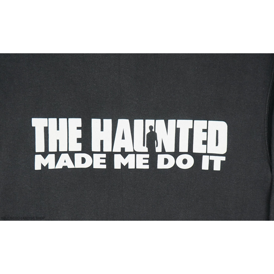 Vintage 2000 The Haunted Hoodie Made Me Do It