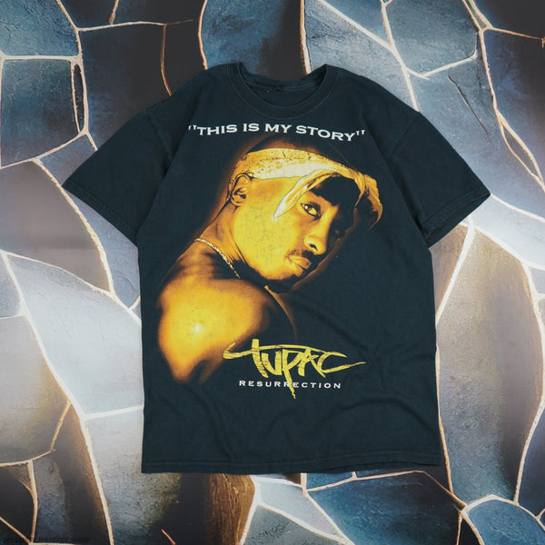 Vintage 2000s 2pac Tupac Shakur Resurrection T-Shirt