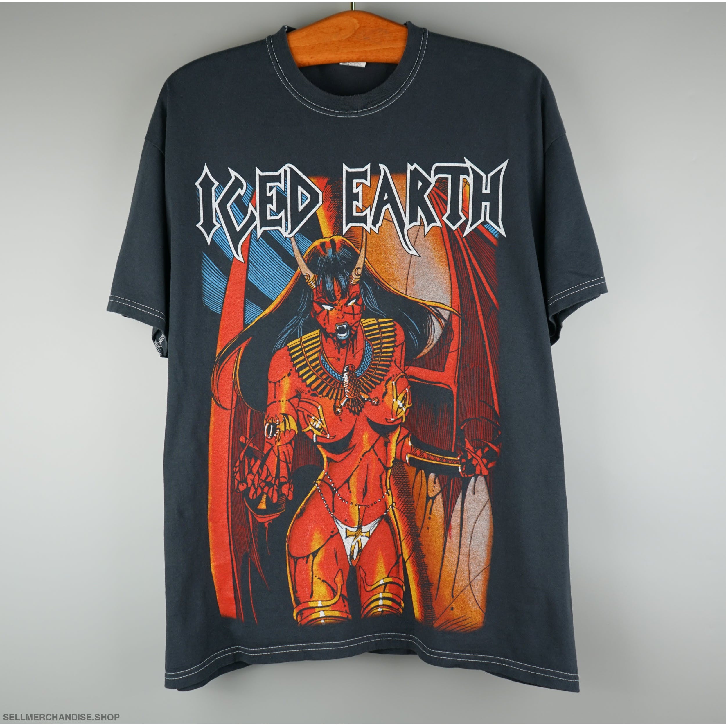 00s XL DAY OF SUFFERING vtg tシャツ ニュースクール Vintage 2000s Iced Earth T-Shirt Days Of Purgatory