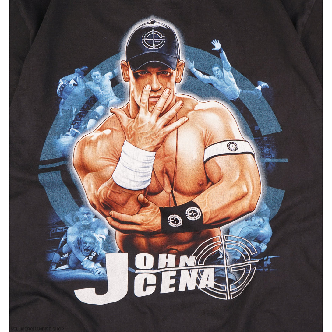 Vintage 2000s John Cena Chain-Gang Soldier T-Shirt