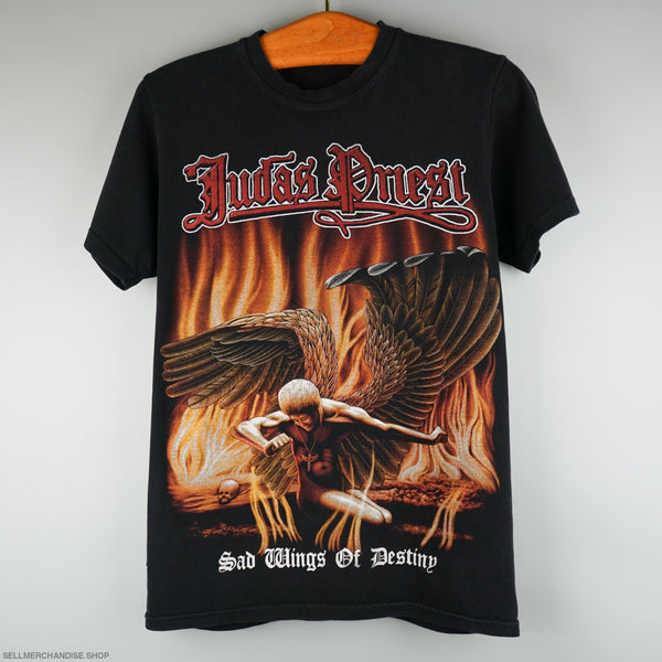 Vintage 2000s Judas Priest T-Shirt Sad Wings of Destiny