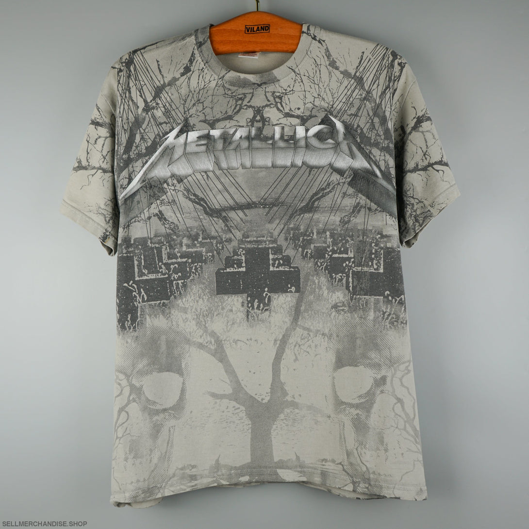 Vintage 2000s Metallica All Over Print T-Shirt