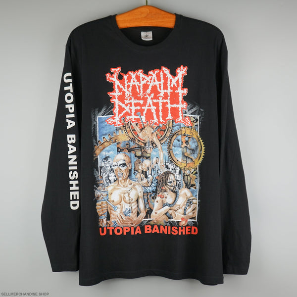 Vintage 2000s Napalm Death t-shirt Utopia Banished