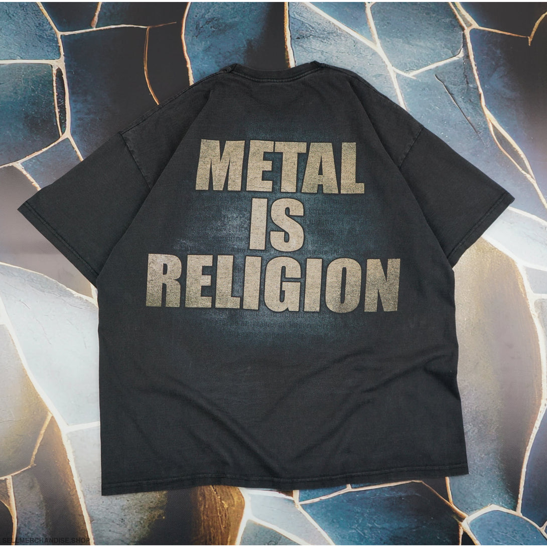 Vintage 2000s Powerwolf T-Shirt Metal Is Religion