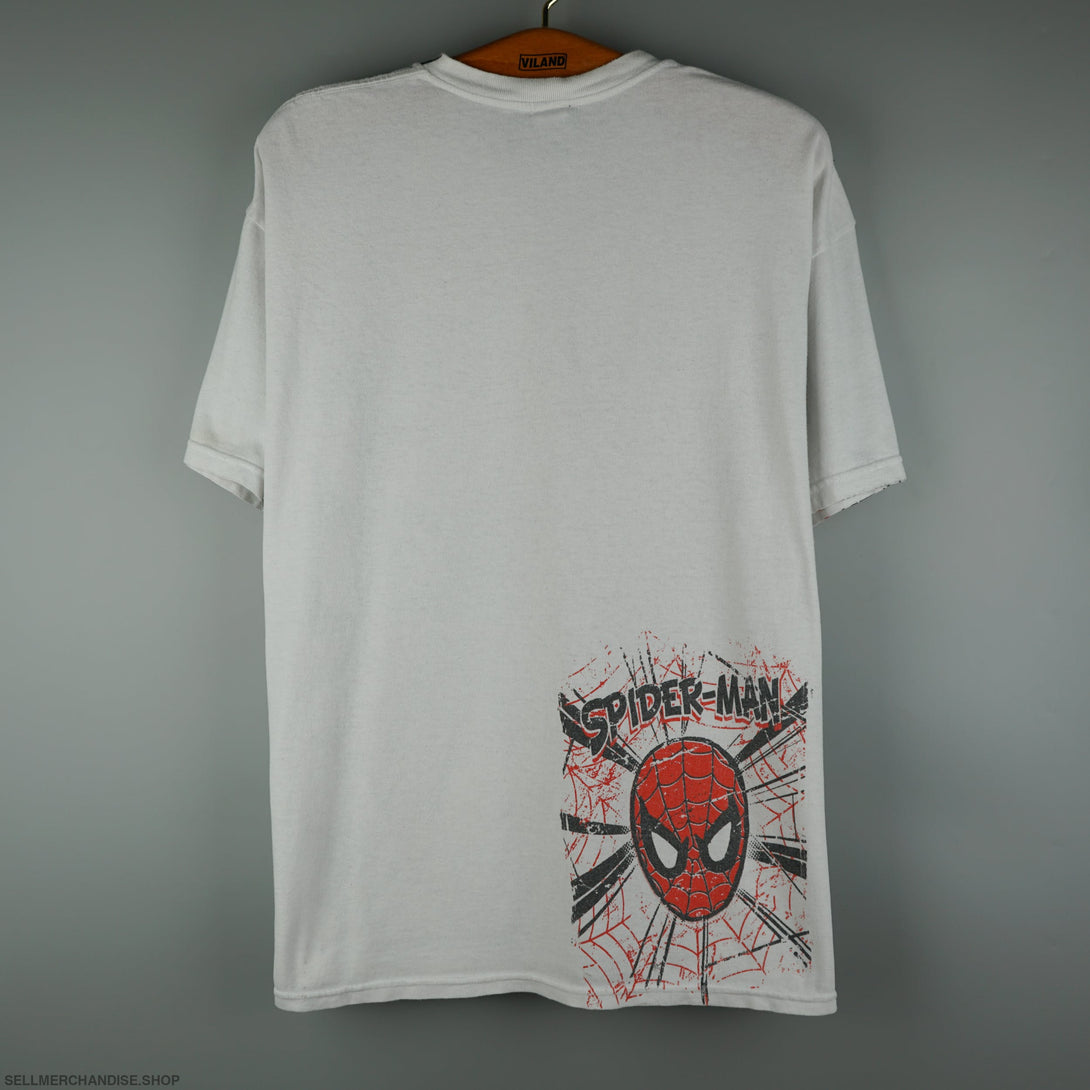 Vintage 2000s Spider Man Marvel Comics Mad Engine T-Shirt