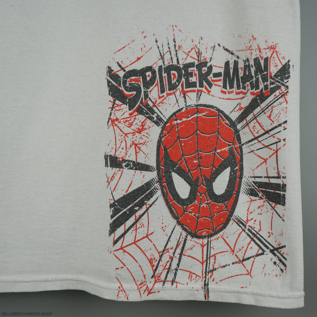 Vintage 2000s Spider Man Marvel Comics Mad Engine T-Shirt