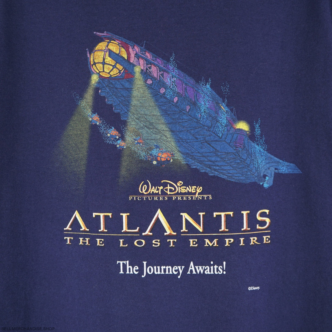 Vintage 2001 Atlantis: The Lost Empire t-shirt
