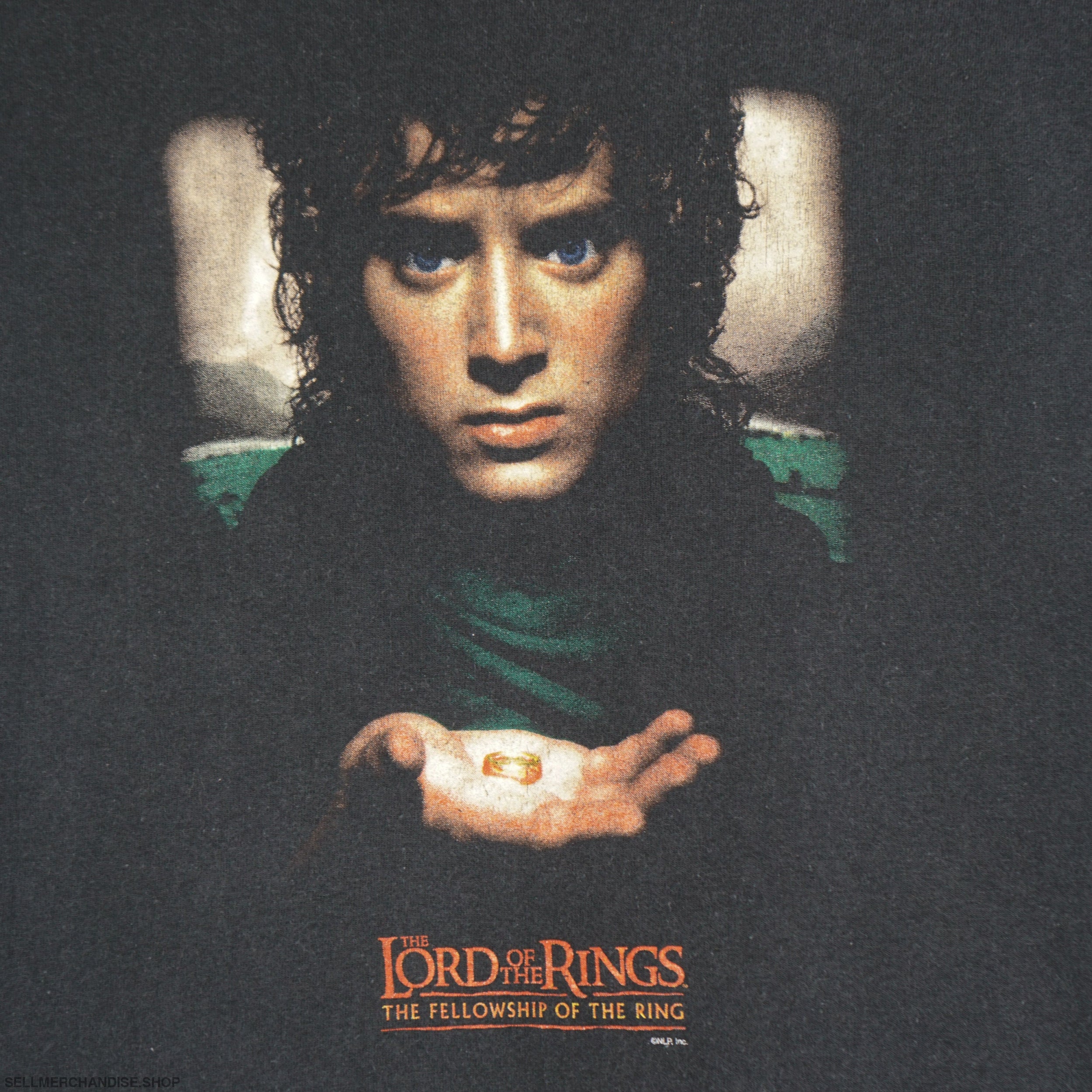 2001 The Lord of the Rings ロードオブザリング　tee Vintage 2001 Lord Of The Rings Frodo t-shirt Fellowship of the ring