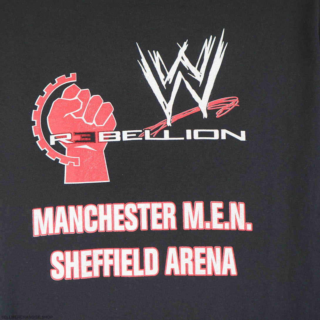 Vintage 2001 WWE WWF Rebellion T-Shirt