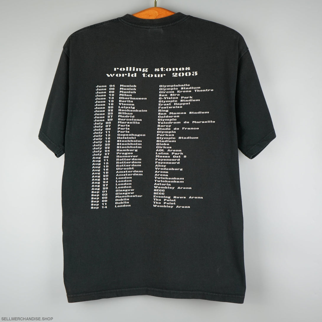 Vintage 2002-03 The Rolling Stones tour t-shirt
