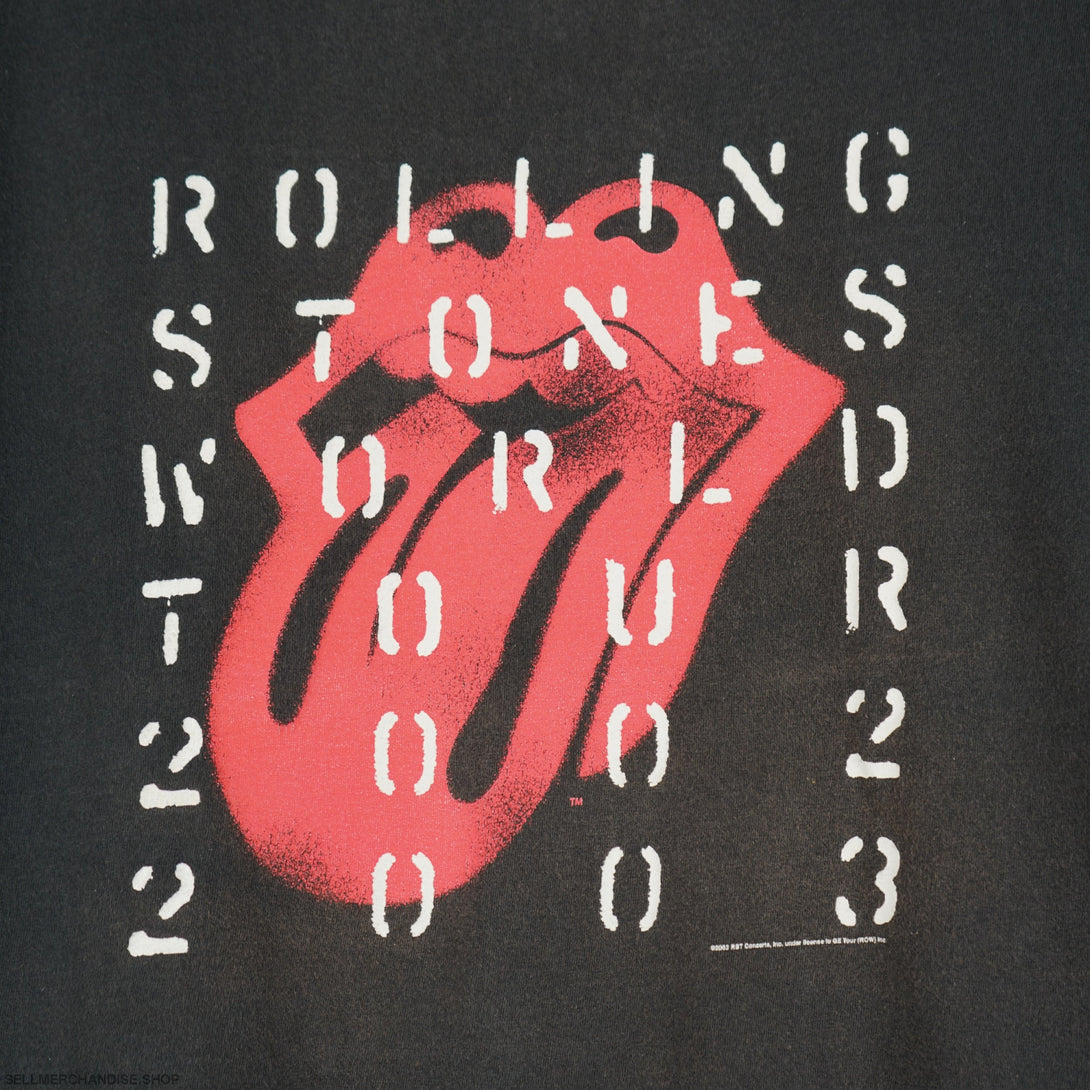 Vintage 2002-03 The Rolling Stones tour t-shirt