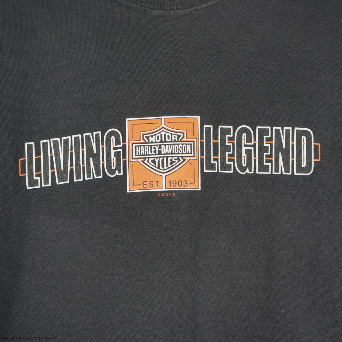 Vintage 2002 Harley-Davidson t-shirt Living Legend