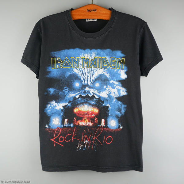 Vintage 2002 Iron Maiden T-Shirt Rock In Rio
