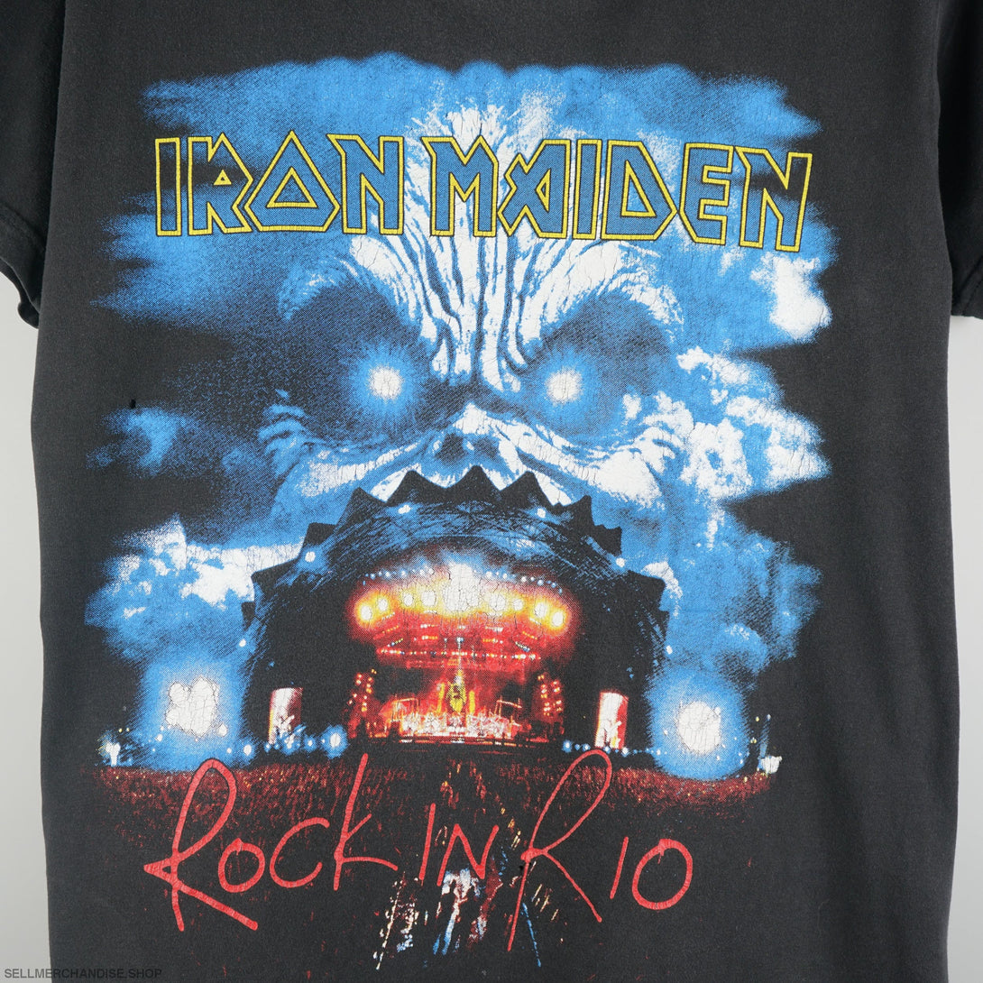 Vintage 2002 Iron Maiden T-Shirt Rock In Rio