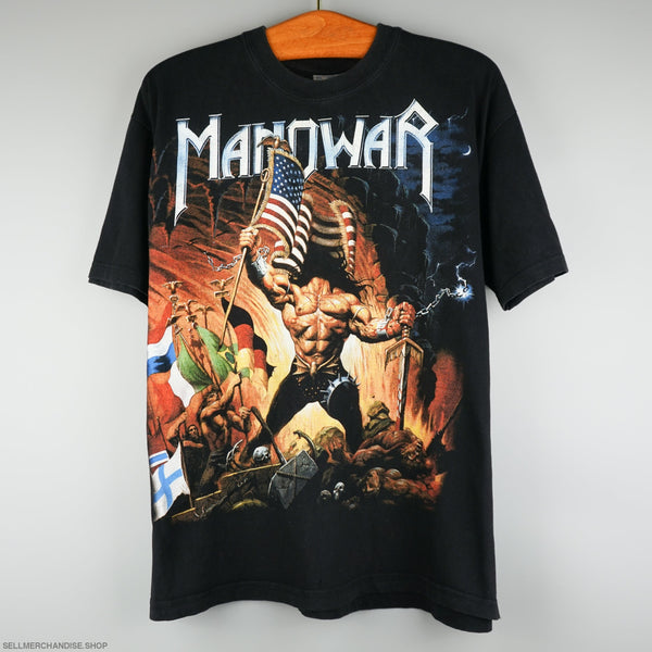 Vintage 2002 Manowar t-shirt Warriors of the world