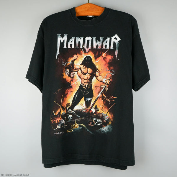 Vintage 2002 Manowar Tour T-Shirt Warrior Of The World