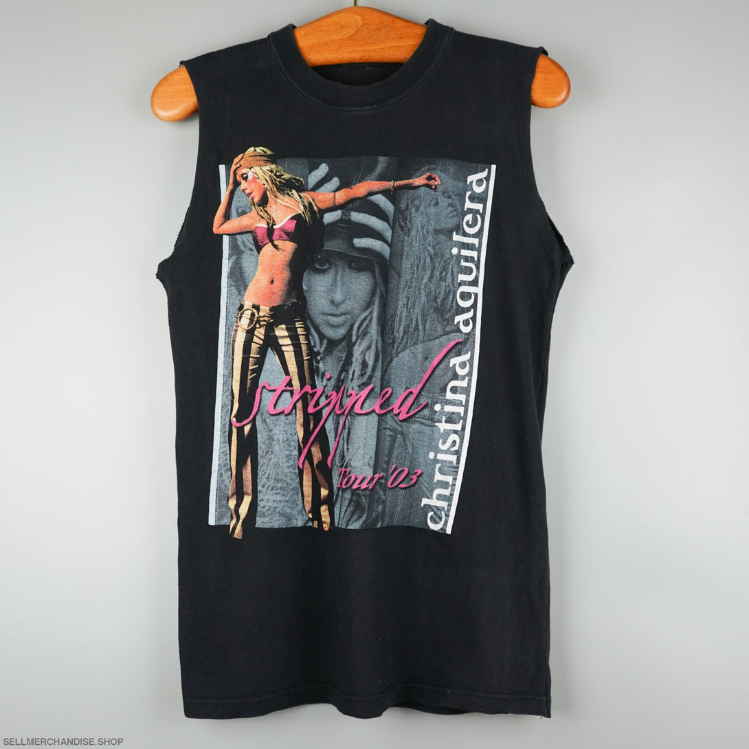 Vintage 2003 christina aguilera tour t-shirt