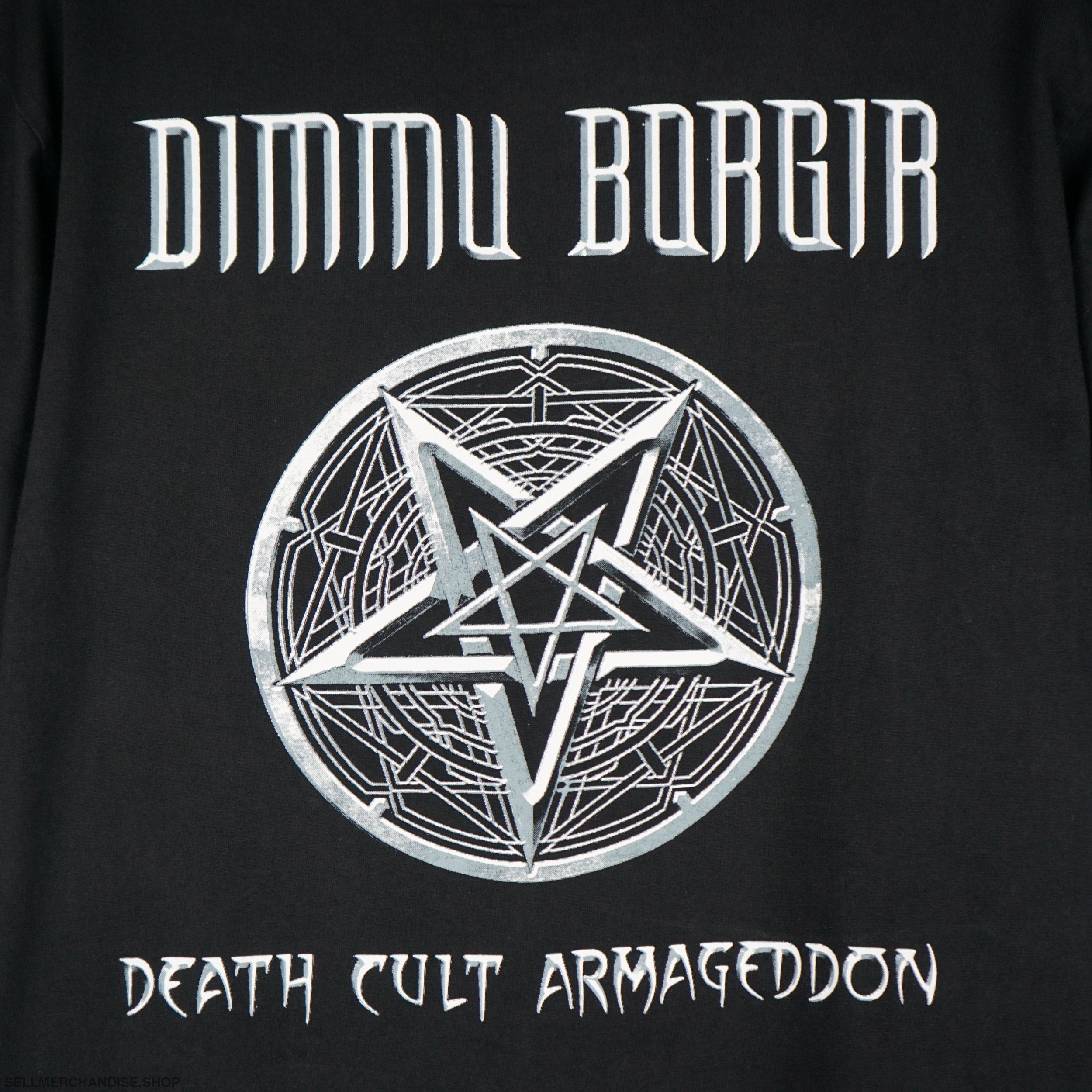 Vintage 2003 Dimmu Borgir t shirt black metal