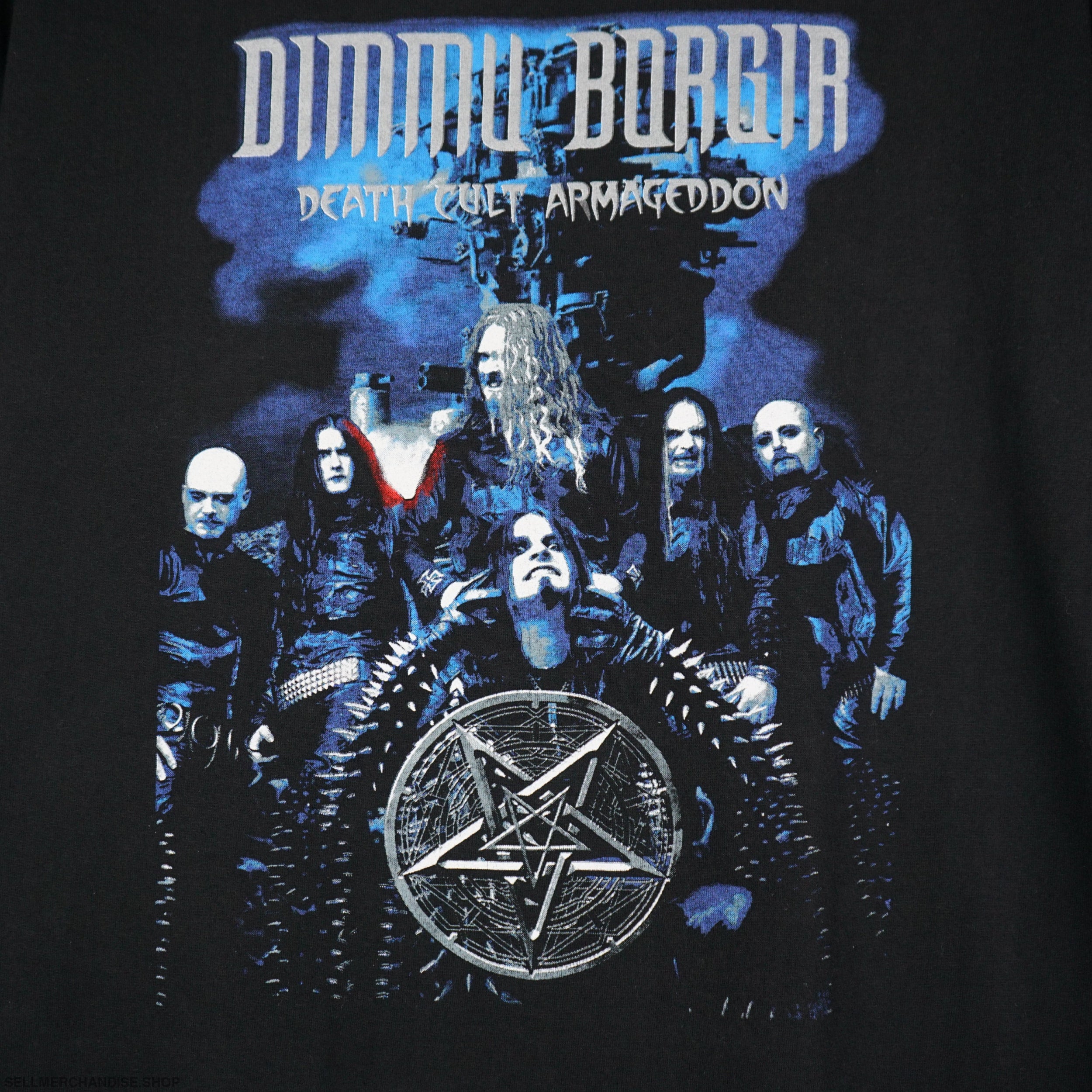 Vintage 2003 Dimmu Borgir t shirt black metal