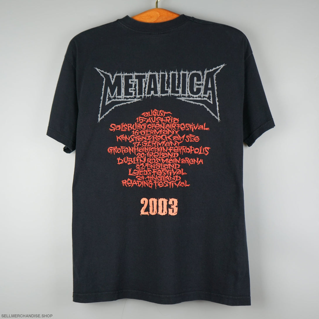 Vintage 2003 Metallica tour t-shirt St. Anger