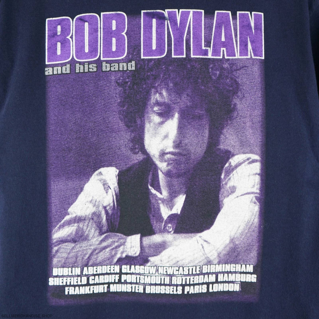 Vintage 2004 Bob Dylan And His Band Concert T-Shirt