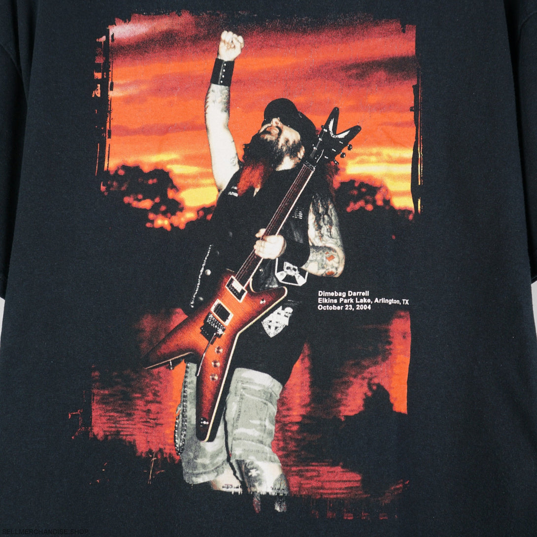 Vintage 2004 Darrell Dimebag t shirt Pantera