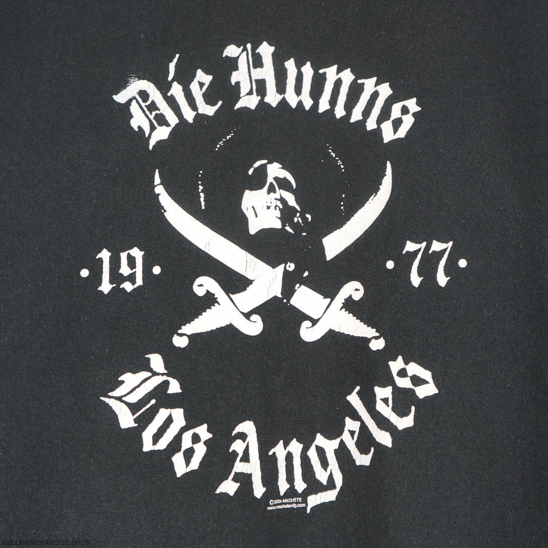 Vintage 2004 Die Hunns t-shirt Punk Rock