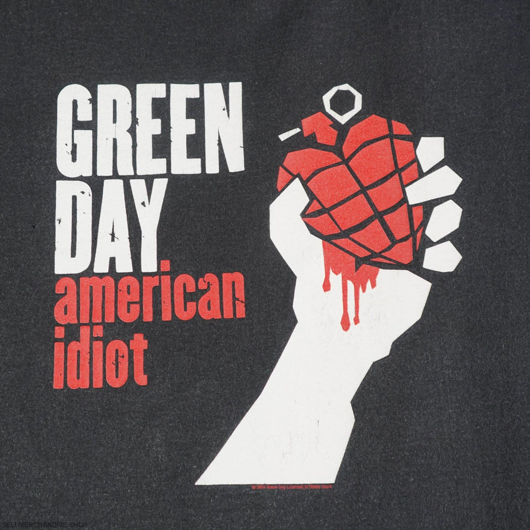 Vintage 2004 Green Day American Idiot t-shirt