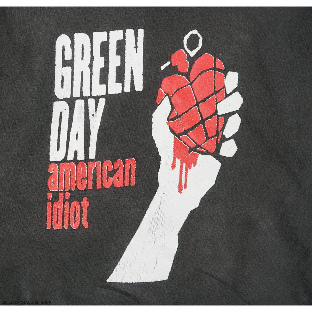 Vintage 2004 Green Day Hoodie American Idiot
