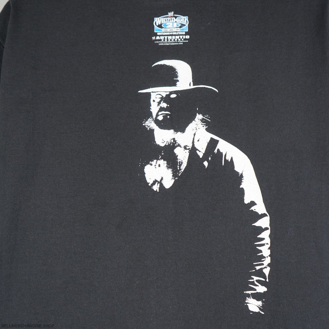 Vintage 2004 Undertaker Wrestlemania t-shirt