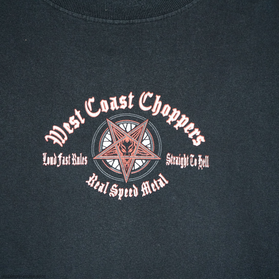 2004 West Coast Chopped Satan Baphometh t-shirt