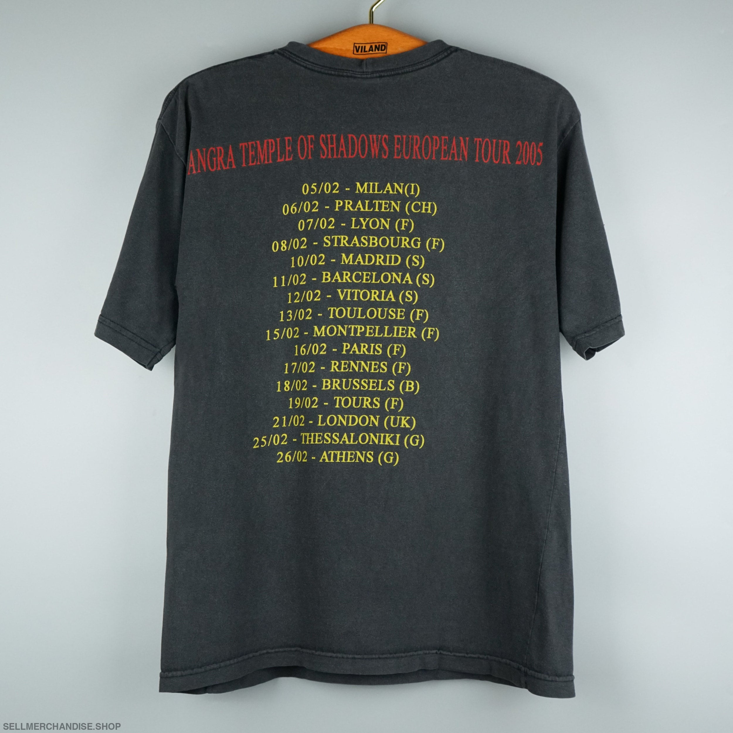 vintage 2005 Angra t shirt | SellMerchandise
