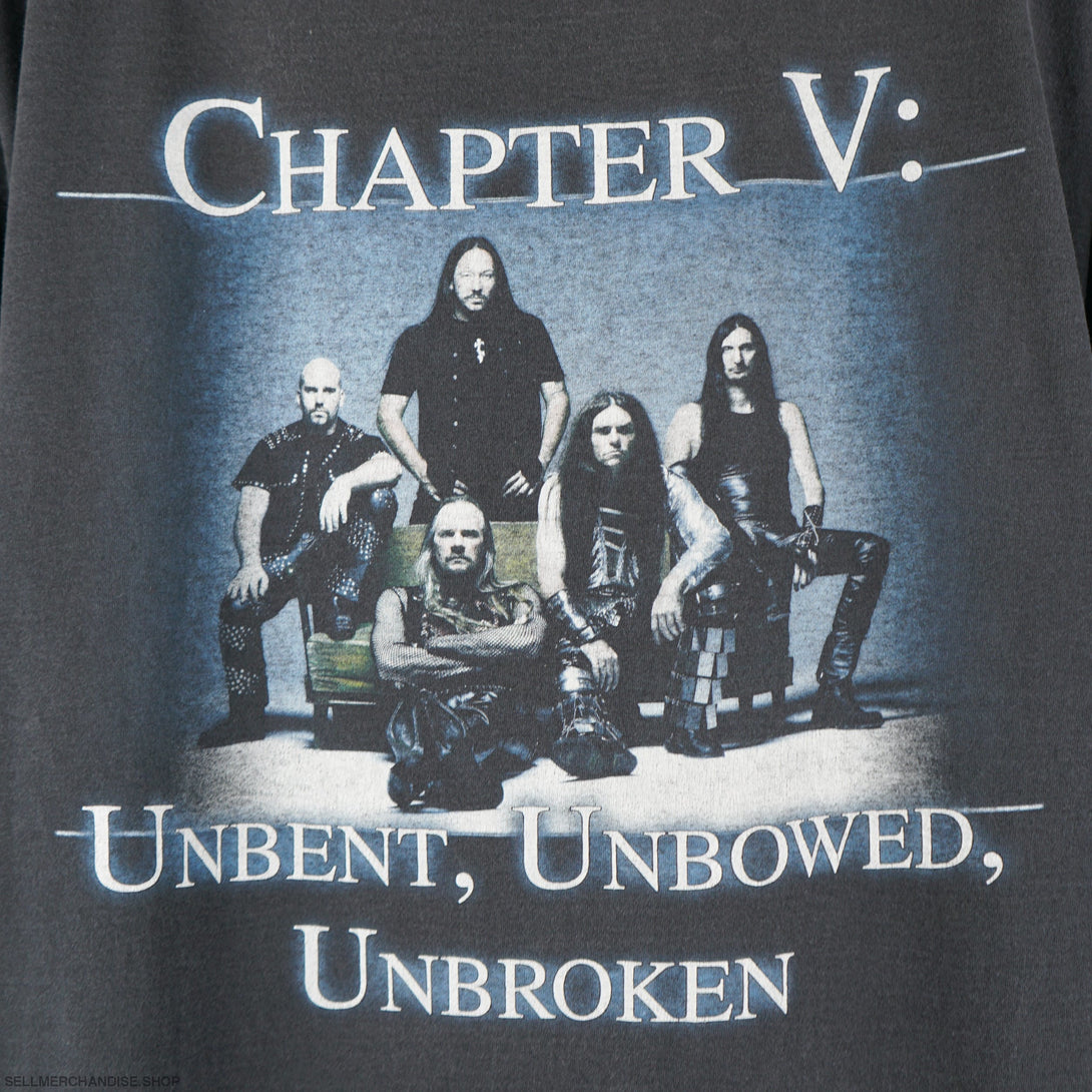 Vintage 2005 HammerFall T-Shirt Chapter V