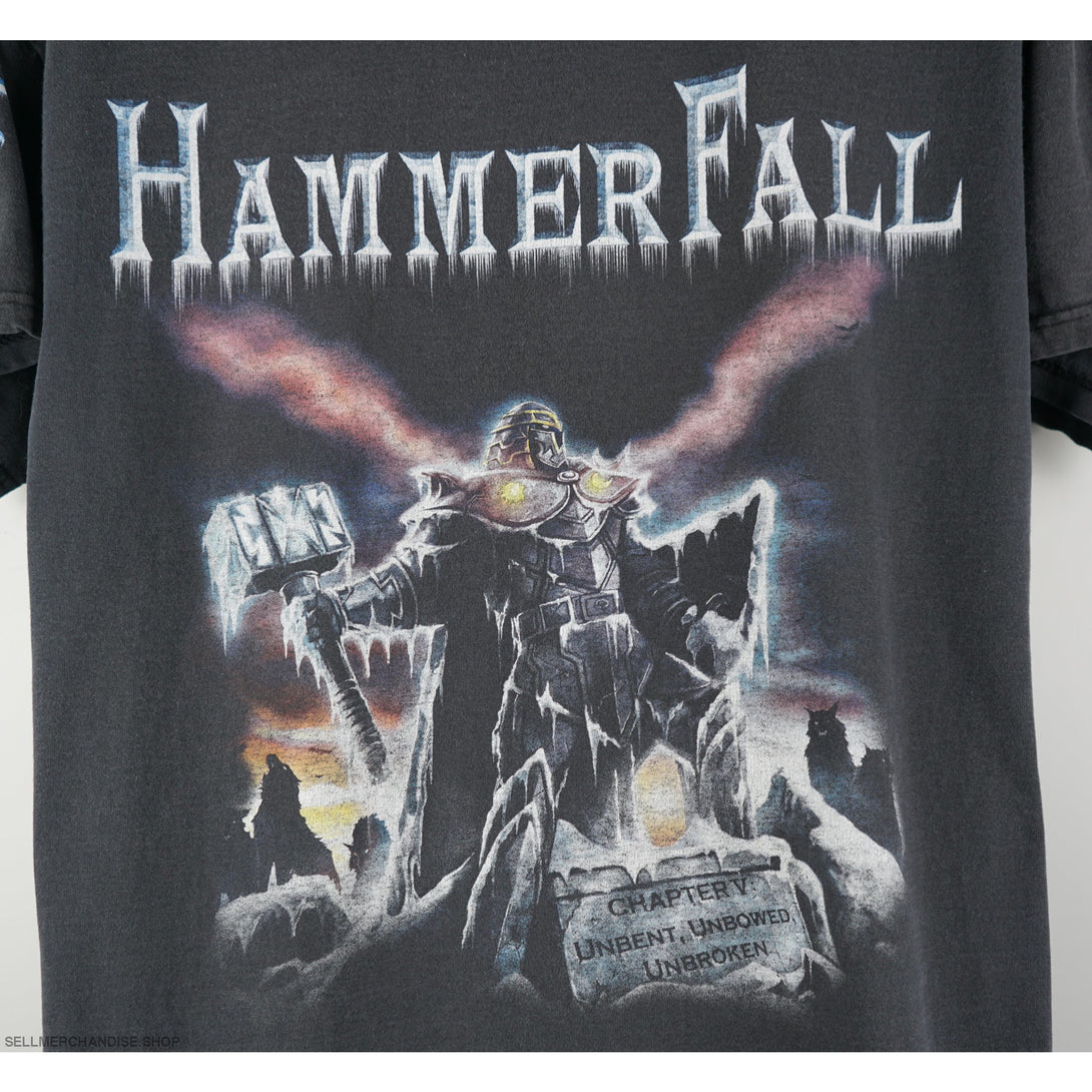 Vintage 2005 HammerFall T-Shirt Chapter V