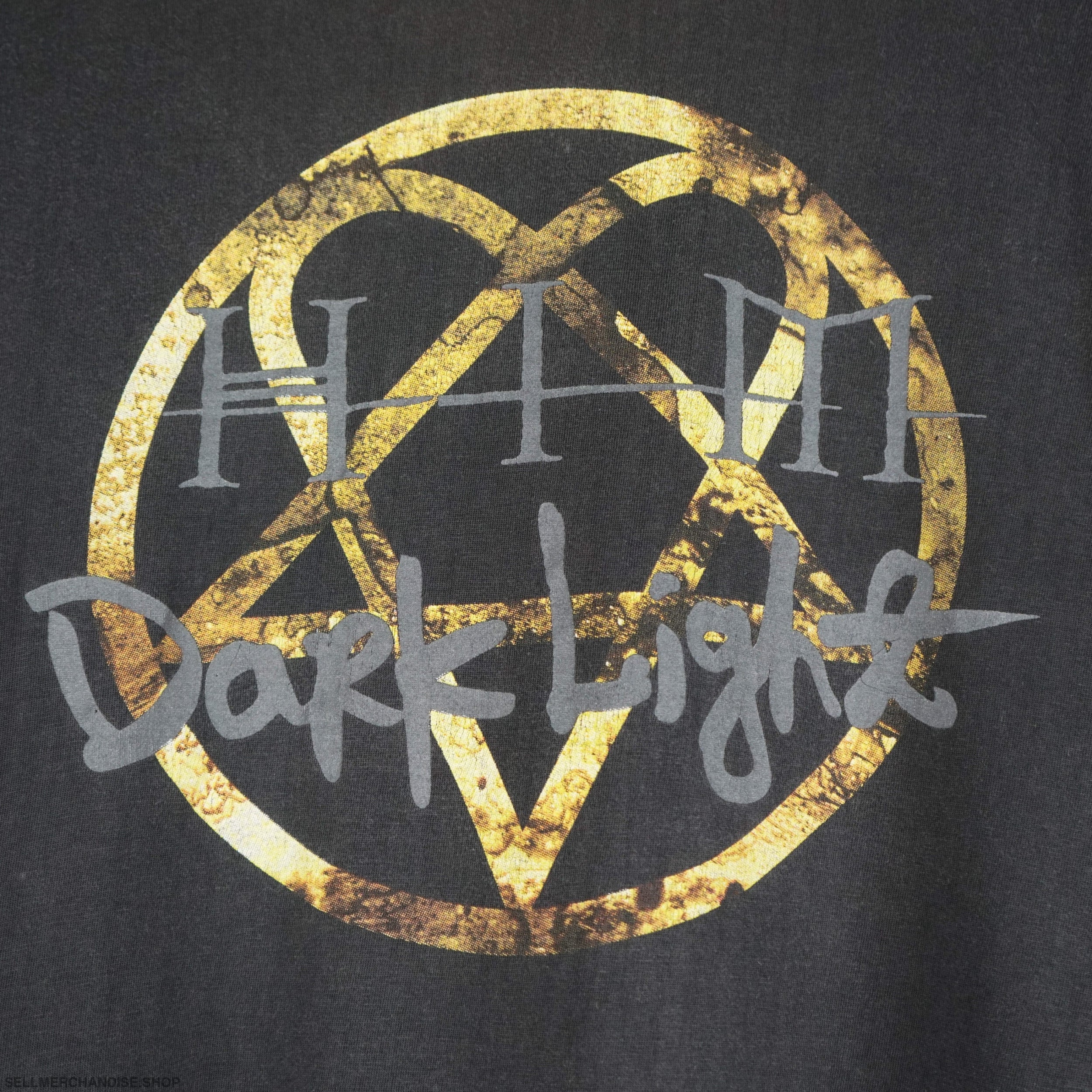 2005年 HIM ヒム Dark Light Tシャツ Lサイズ 黒 Vintage 2005 HIM band Dark Light t-shirt