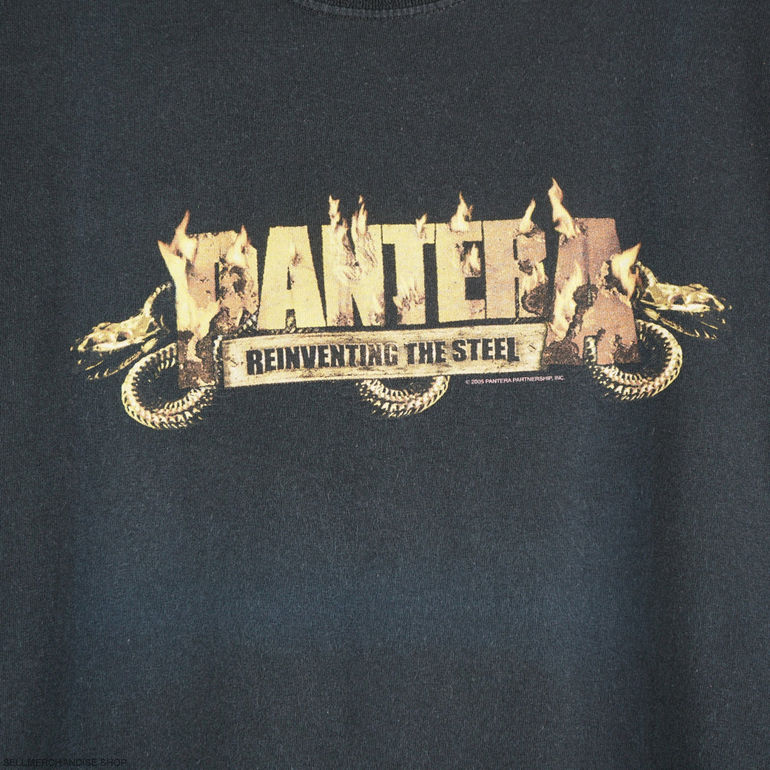 Vintage 2005 Pantera Reinventing the steel t-shirt