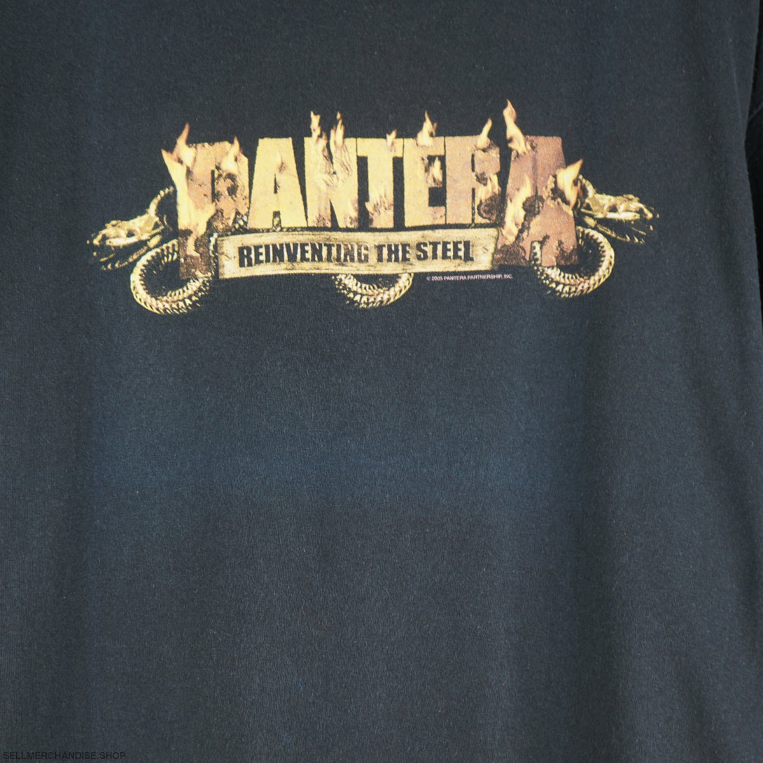 Vintage 2005 Pantera Reinventing the steel t-shirt