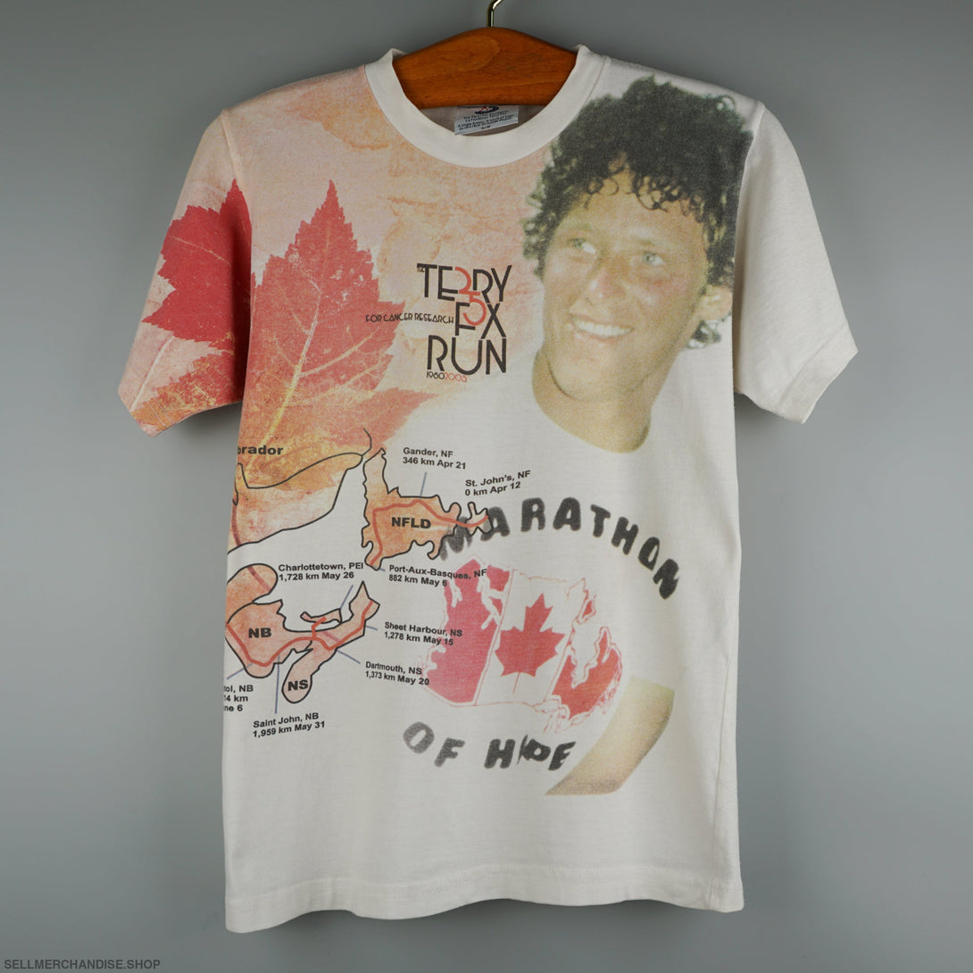 Vintage 2005 Terry Fox marathon of hope t-shirt