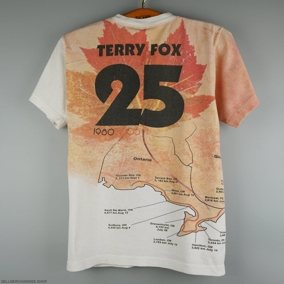 Vintage 2005 Terry Fox marathon of hope t-shirt