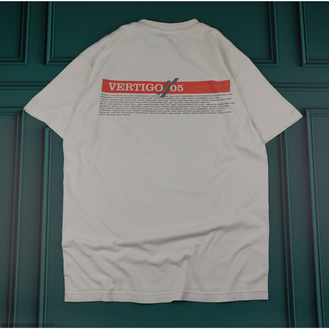 Vintage 2005 U2 Tour T-Shirt Vertigo Tour