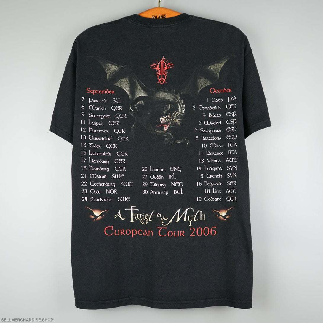 Vintage 2006 Blind Guardian tour t-shirt