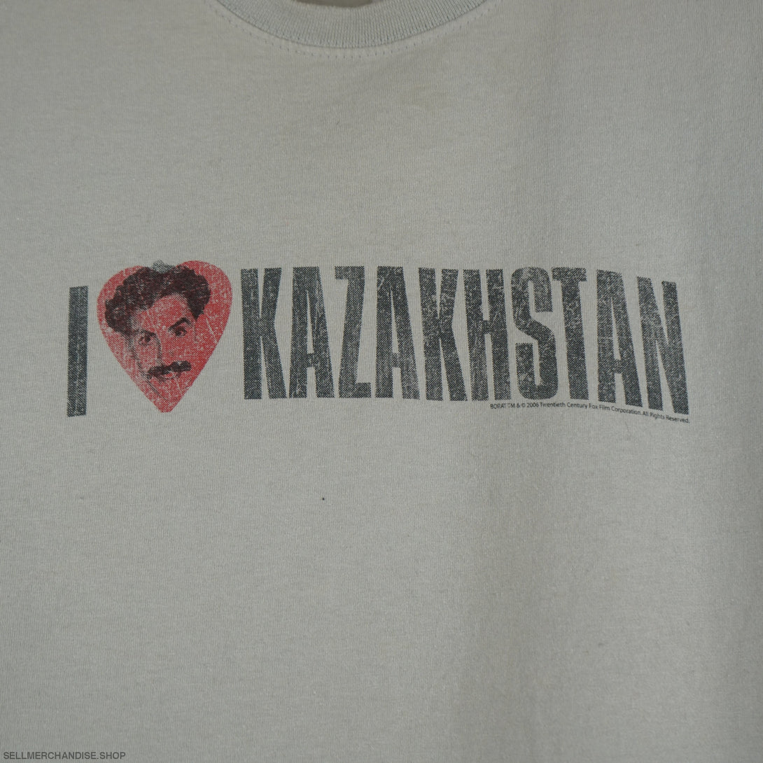 Vintage 2006 Borat Movie Tee I love Kazakhstan t-shirt